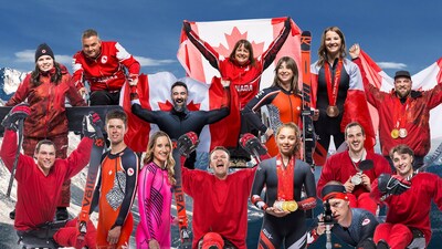 Une équipe de 50 athlètes, y compris quatre guides, s’apprête à concourir pour le Canada aux Jeux paralympiques d’hiver de Milano Cortina 2026. PHOTO : Comité paralympique canadien (Groupe CNW/Canadian Paralympic Committee (Sponsorships))