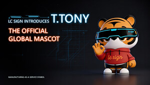 LC Sign Launches Official Mascot T.Tony, Humanizing Its Global LC-MaaS™ Strategy
