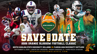 2026 Orange Blossom Football Classic - Labor Day Weekend - Sunday, September 6 - Hard Rock Stadium, Miami Gardens, Florida