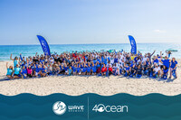 Wave Browser and 4ocean celebrate 50-million-pound milestone with a beach cleanup in Boca Raton, FL.