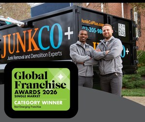 JUNKCO+ Earns 2026 Best Emerging Franchise Award