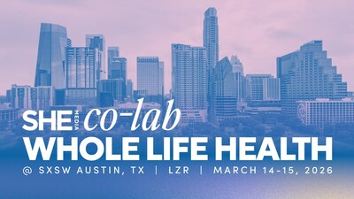 The SHE Media Co-Lab returns to SXSW® for its 4th year, convening leading voices across healthcare, media, and culture on March 14 and 15 at 612 W 4th Street for two days of programming centered on innovation, transformation, and connection.