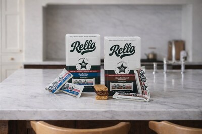 Rello Protein Bars in Vanilla Crisp and Chocolate Crunch, available now at Sprouts Farmers Market nationwide