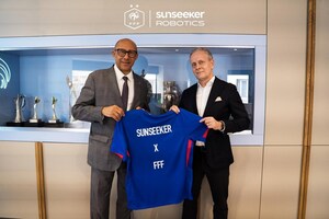 Sunseeker Robotics devient fournisseur officiel de la Fédération Française de Football pour l'Équipe de France masculine