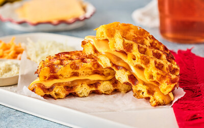 The Mad Scientist: Replaces bread with cheesy waffles