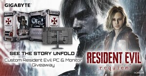 GIGABYTE colabora com a Capcom em uma experiência personalizada de PC inspirada em Resident Evil™ Requiem