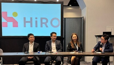 (Left to right): Dr. Maomeng Tong, Principal, INCE Capital; Jayson Lee, Partner and Head of Healthcare Investing, LongRiver Investments; Dr. Alva Chen, Managing Director and Head of Therapeutics, VMS Group; Dr. Karen Chu, Founder and CEO, HiRO.