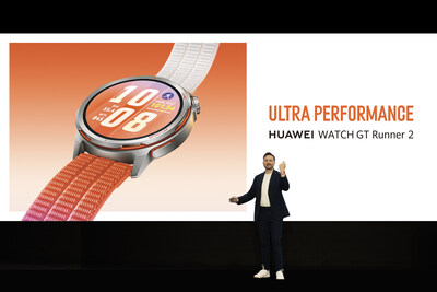 ULTRA PERFORMANCE HUAWEI WATCH GT Runner 2 (PRNewsfoto/HUAWEI)