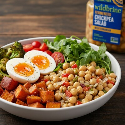From salads and grain bowls to sides or straight-from-the-jar snacking, Wildbrine’s Fermented Chickpea Salads bring bold flavor and functional benefits to any occasion