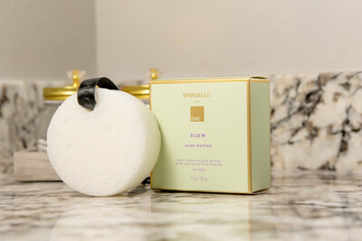 European Wax Center Expands SLOW Line with New Spongellé Aloe Body Buffer