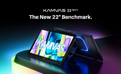 휴이온, Kamvas 22(Gen 3) 출시로 22인치 업계 새 기준 제시