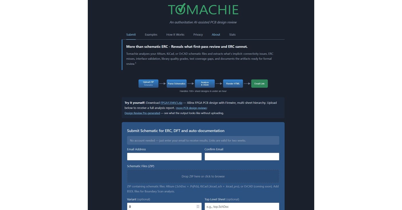 Tomachie Launches AI-Assisted PCB Schematic Analysis with Intelligent Test Point Insertion for Altium, Kicad and other tools