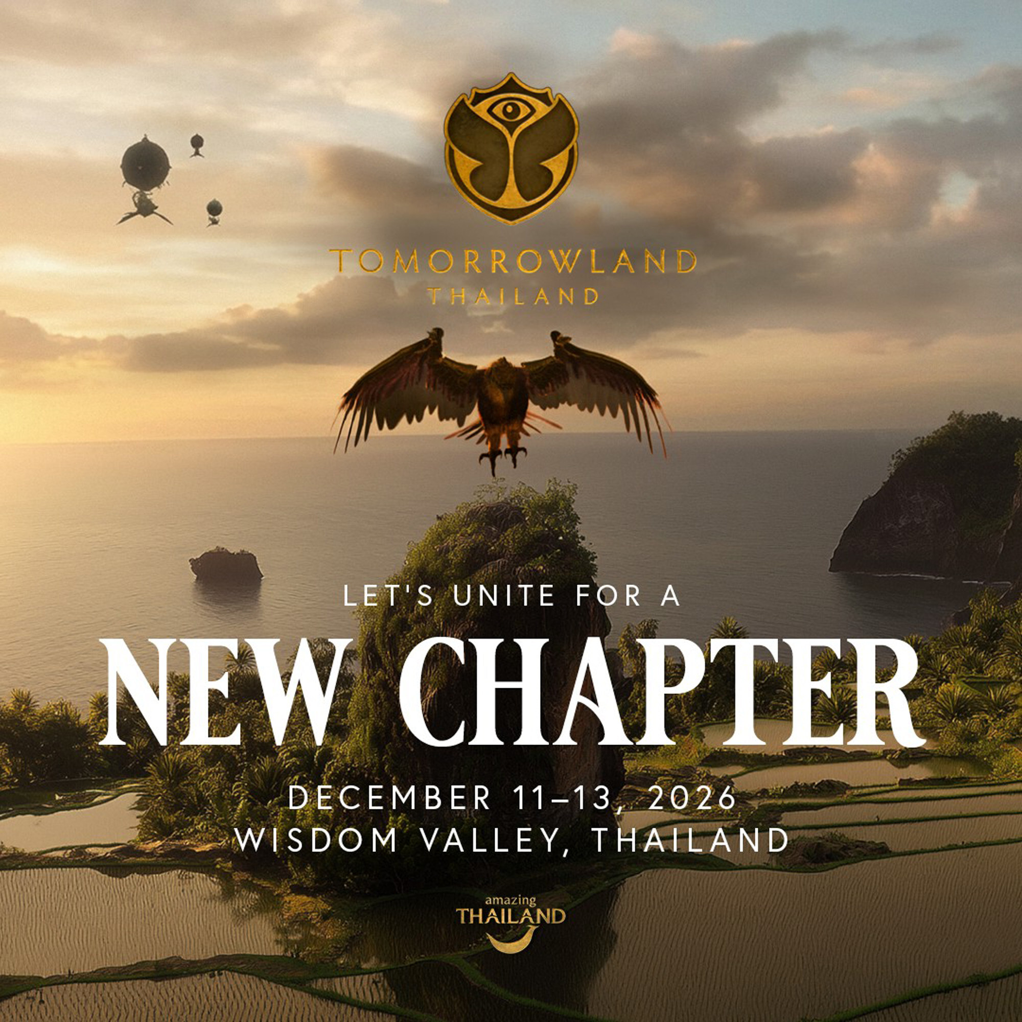 TAT announces Tomorrowland Thailand full-scale Asian debut in December 2026