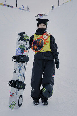 Monster Energy's Gaon Choi Wins a Gold Medal in Women's Snowboard Halfpipe at the 2026 Milano Cortina Winter Olympics