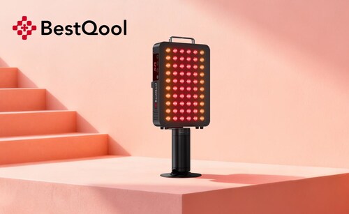 Powered by an advanced 6-wavelength configuration, the BQ60Pro delivers enhanced irradiance for multi-depth tissue support—while its innovative, space-saving mounting system allows 360° rotation and flexible positioning for precise, convenient red light treatment anywhere.