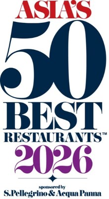Asia's 50 Best Restaurants 2026 Logo (PRNewsfoto/50 Best)