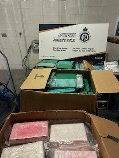 L'ASFC saisit 111 kg de cocaïne au pont Blue Water