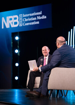 Great American Media CEO Bill Abbott Shares Vision to Reclaim the American Family with NRB President Troy Miller at Annual NRB Convention