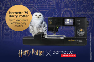 BERNINA and Warner Bros. Discovery Global Consumer Products Bring New Harry Potter Inspired Machine to Sewing Rooms Worldwide