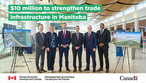 Federal and provincial governments announce funding for airside development at Winnipeg Richardson International Airport to strengthen trade infrastructure