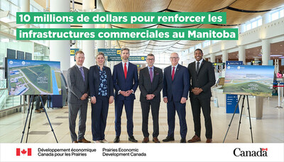 Les gouvernements fédéral et provincial annoncent un financement pour le développement côté piste à l'aéroport international Richardson de Winnipeg visant à renforcer l'infrastructure commerciale