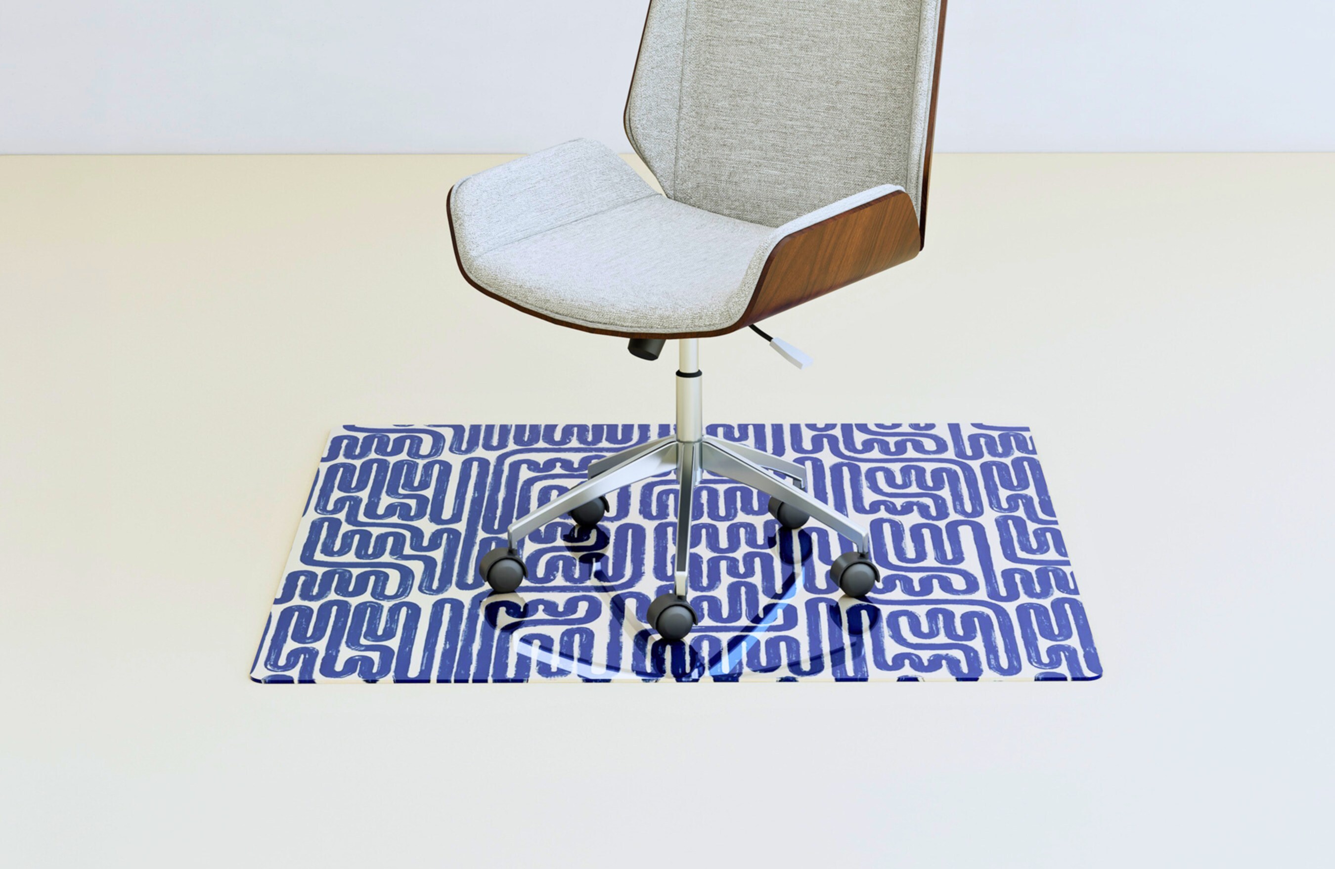 Clarus Launches a Customizable Rolling Chair Mat Made of Glass