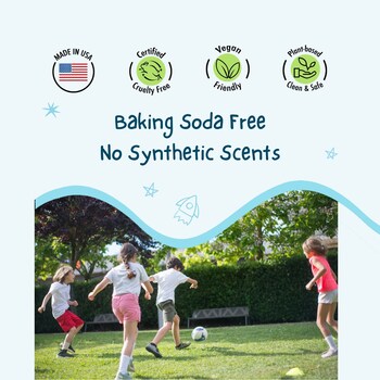 MONA Deodorant for Kids - no baking soda or synthetic scents