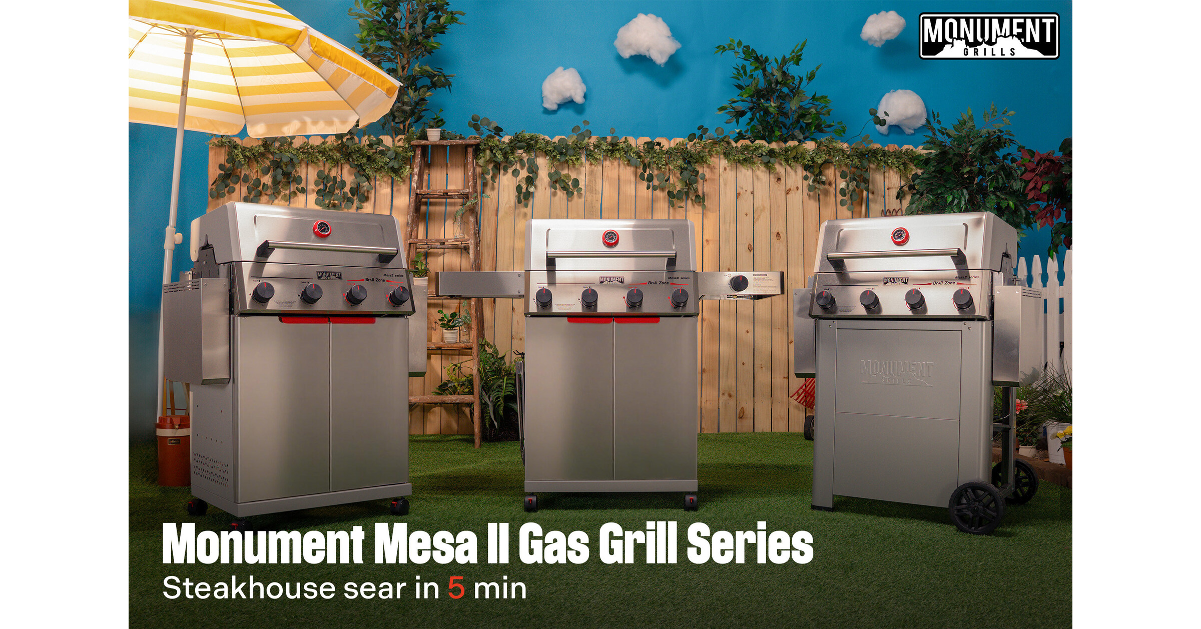 Monument Grills Revolutionizes Outdoor Cooking with the All-New Mesa II Gas Grill Series