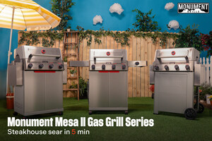 Monument Grills Revolutionizes Outdoor Cooking with the All-New Mesa II Gas Grill Series