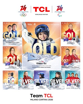 Sportovci ze Švédska a Nizozemska získali medaile na zimních olympijských hrách Milán Cortina 2026, s tím jak se ambasador týmu TCL dostal na stupně vítězů