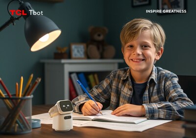 TCL Showcases Tbot, an AI Desktop Companion Designed to Extend the Kids Watch Experience
