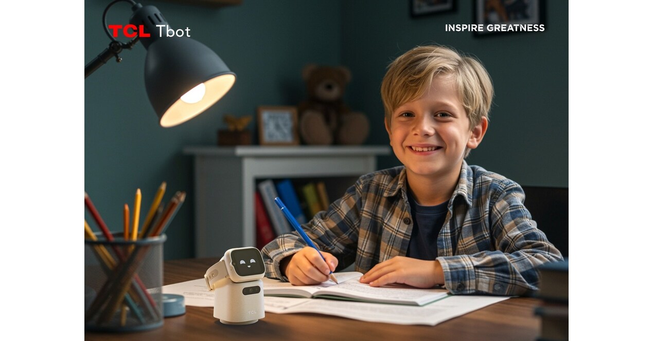 MWC 2026: TCL stellt Tbot vor - erster KI-Begleiter für den Kinder-Schreibtisch