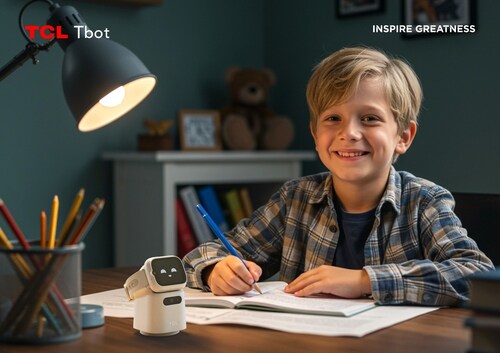 TCL Showcases Tbot, an AI Desktop Companion Designed to Extend the Kids Watch Experience
