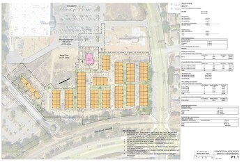 Marina Landing housing plan; for discussion purposes only.