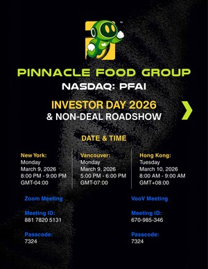 Pinnacle Food Group Limited Announces Investor Day 2026 and Non-Deal Roadshow