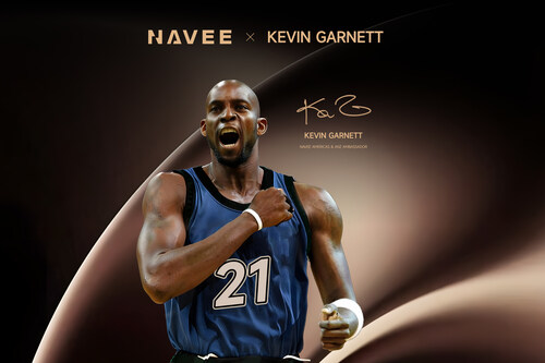NAVEE taps NBA Legend Kevin Garnett as Americas & ANZ Ambassador