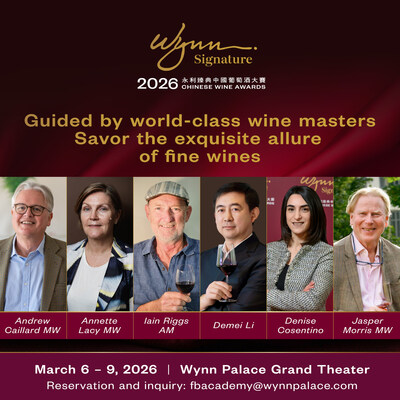 Wynn will host four insightful masterclasses