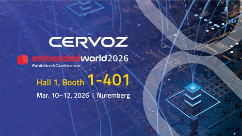 Cervoz to Exhibit at Embedded World 2026: Empowering Edge AI Solutions