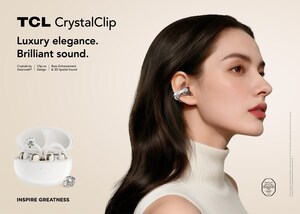 TCL Unveils New TCL CrystalClip Open-Ear Earbuds, with Special Edition Featuring Crystals by Swarovski®