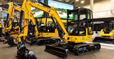 In the West Hall, Caterpillar highlights solutions built for small and growing customers.