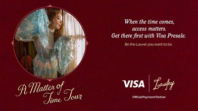 Visa Presale for Laufey: A Matter of Time Tour (PRNewsfoto/Visa Worldwide Pte Ltd)