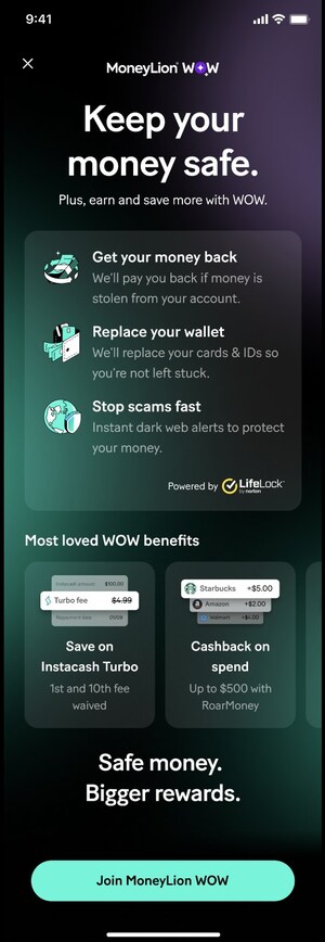 MoneyLion Now Offers Members Scam and Identity Protection Powered by LifeLock