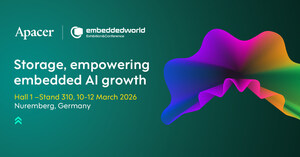 Apacer at embedded world 2026: Storage solutions for embedded AI
