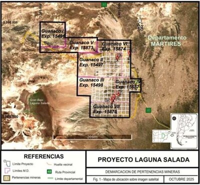 Exhibit 2. Guanaco Concession (CNW Group/Jaguar Uranium Corp.)