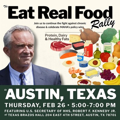 Eat Real Food Rally Poster