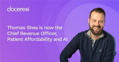 Doceree Announces Role Transition of Thomas Shea to Chief Revenue Officer, Patient Affordability and AI (PRNewsfoto/Doceree)