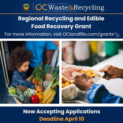 The Regional Recycling and Edible Food Recovery program now accepting applications.