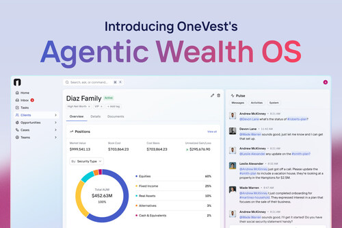 OneVest Agentic Wealth OS (CNW Group/OneVest Technologies Inc.) OneVest Agentic Wealth OS (CNW Group/OneVest Technologies Inc.)