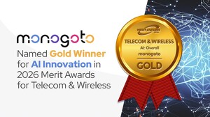 Monogoto Named Gold Winner for AI Innovation in 2026 Merit Awards for Telecom &amp; Wireless