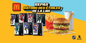 Les plus grandes vedettes de la LNH font équipe avec McDonald's du Canada pour le lancement du repas Bâtons des étoiles de la LNH